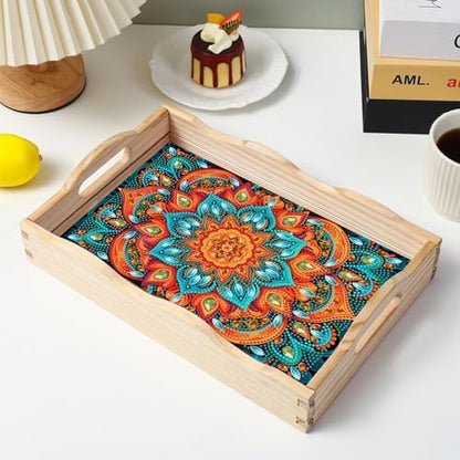 EWJRNSF Diamond Art Kits for Adults Wooden Serving Trays with Handles - Image 7
