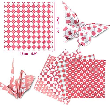 Origami Paper 6x6" Double Sided 50 Sheets 10 Colors Origami Kit,Craft Paper - Image 3