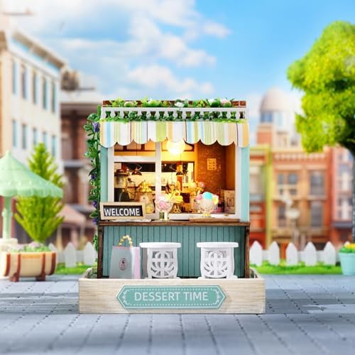 CUTEROOM DIY Doll Room Miniature Furniture Wooden House Kit-Dessert Time - Image 4