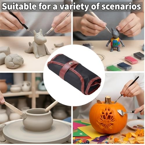 42 PCS Clay Tools Kit, Pottery Sculpting Tools for Carving, Molding, and Shaping Clay Crafts, Ideal for Beginners, Hobbyists, and Artists - Image 6
