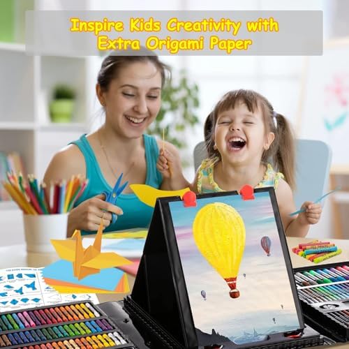 Art Supplies, 272 Pack Art Set Crafts Drawing Kit for Kids Girls Boys Teens - Image 4