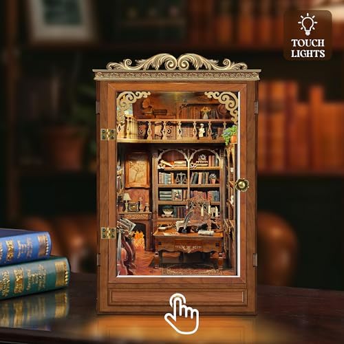 Book Nook Kit DIY Miniature House 3D Wooden Puzzle - Time Book House - Image 3