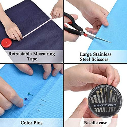 Sewing Kit, 184 Large Premium Sewing Supplies, 38 XL Thread Spools, Suitable for Traveller, Adults, Kids, Beginner, Emergency, DIY and Home Button Repair Kit - Image 5