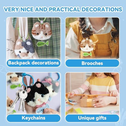 MOREJMTT Punch Needle Kit for Beginners Adults Easy Punch Needle Embroidery Kit,Including Printed Patterns, Needles, Easy to Follow Instructions and Videos(The World of Cats) - Image 7