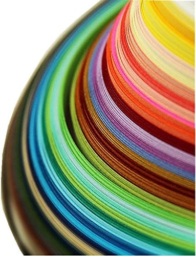 IMISNO Paper Quilling Strips Set,1040Strips,26Colors,3/5/7/10mmx38cm by IMISNO