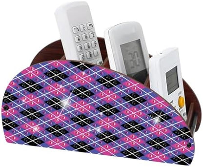MVVMTOP Diamond Painting Art Kit Organizer Box, Purple Plaid DIY Special Shape Diamond Partial Mosaic Handmade Making Kit Organizer Box, Modern Home Dining Living Room Table Top Decor Art Decoration by MVVMTOP