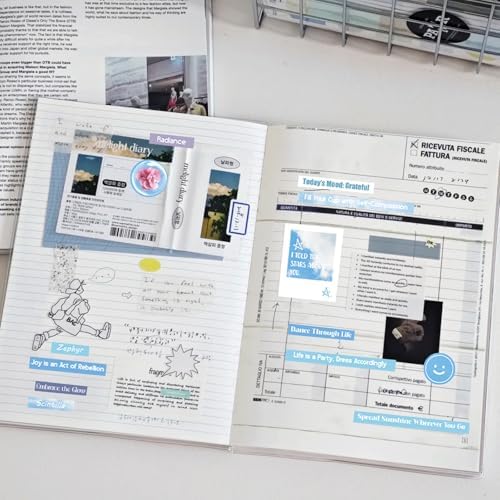 Bomichi Quote Stickers for Journaling, 48 Sheets 2800Pcs+ Word Motivational Inspirational Small Talk Stickers for Scrapbook Junk Journal Bullet Journal DIY Craft Card Making - Image 2