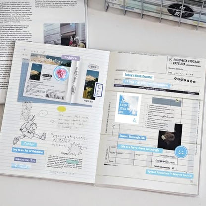 Bomichi Quote Stickers for Journaling, 48 Sheets 2800Pcs+ Word Motivational Inspirational Small Talk Stickers for Scrapbook Junk Journal Bullet Journal DIY Craft Card Making - Image 2
