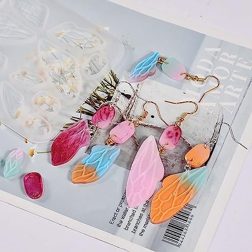 Attuslla Silicone Resin Earring Molds with Jump Rings for DIY Jewelry Making, Pendant, Earrings - Image 4