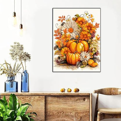 Meothan Framed Paint by Numbers Kits for Adults 12x16in with Wooden Easel - Image 4