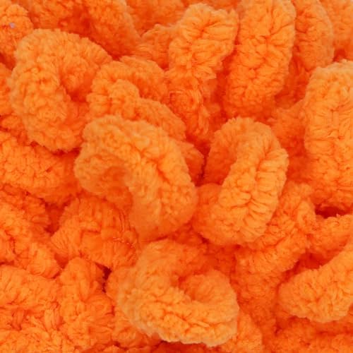 JubileeYarn Fun Finger Loops Yarn - Orange Peel - 4 Skeins - Image 2