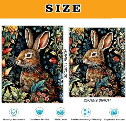 9 Pack Cute Animal Paint by Numbers Kit for Adults Beginner (Without Frame) - Image 5
