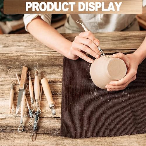 LINPHCEY 43Pcs Clay Sculpting Tools Set Perfect for Polymer Air Dry Modeling Clay Beginners & Professionals Ideal for DIY Pottery & Ceramics Tools for Clay Sculpey Sculpting & Crafting - Image 5