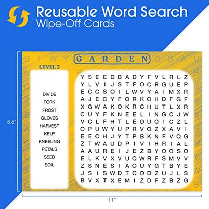 Keeping Busy Word Search 3 Dementia Activities for Seniors | Alzheimer Products for Elderly Patients | Fun Memory Game Toy & Cognitive Brain Puzzle for Senior Citizens w/Memory Loss or Alzheimers - Image 7