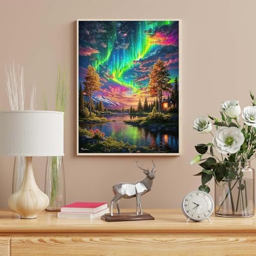 HITO Landscape Paint by Numbers Kit for Adults, Adult Paint by Number Kits - Image 6