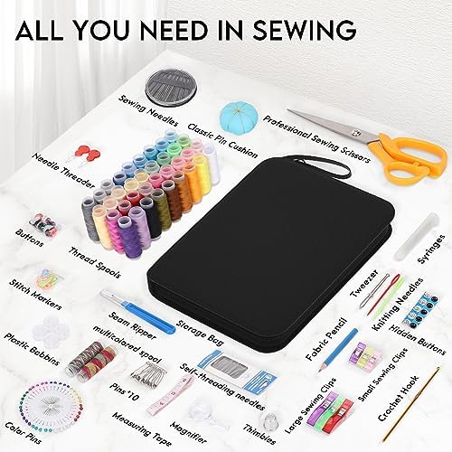 Coquimbo Professional Sewing Kit for Adults, 213 Pieces Sewing Tools - Image 3