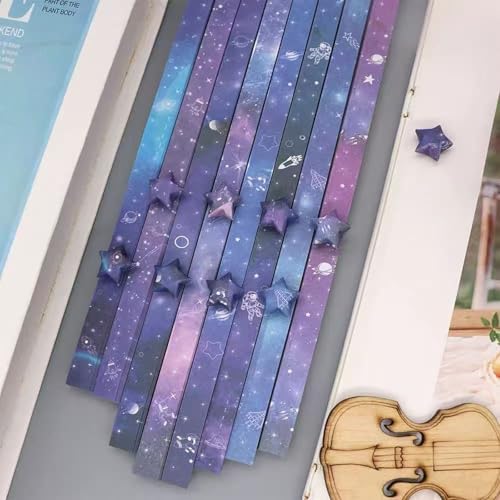1080 Sheets Starlit Sky Origami Star Paper Strips 16 Different Styles - Image 6
