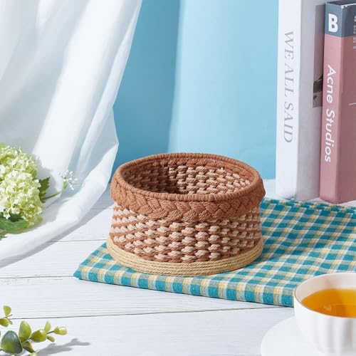 ACRNIGHEET Macrame Basket Weaving kit Weaving Kit for Adults Beginners with Step-by-Step Tutorials Storage Basket Making Kits Craft Gift Ideas - Image 5