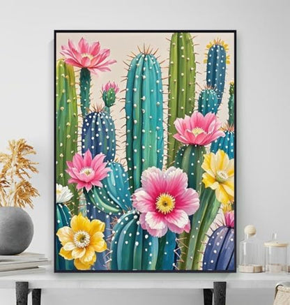 ACIOPPL Paint by Numbers for Adults Beginner Cactus Succulents 16 x 20 Inch - Image 2