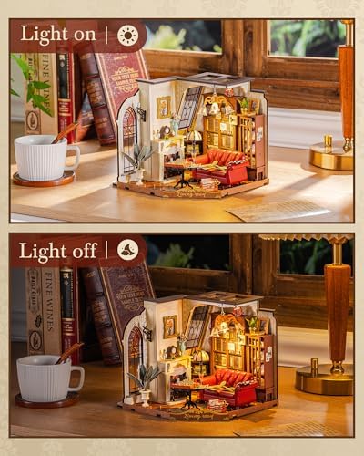 Rolife Living Room DIY Miniature Dollhouse Kit Gift for Adults - Image 4