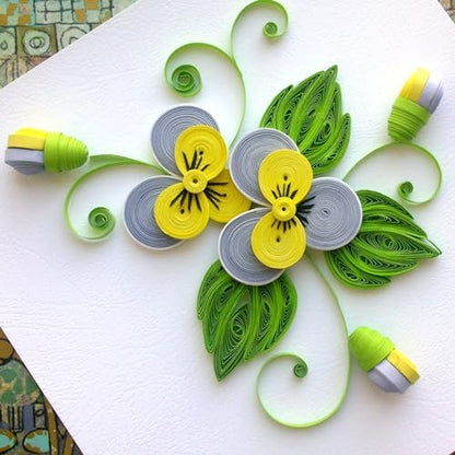 Auvotuis 5mm Width Quilling Paper Strips 40 Colors 900 Strips, Length 39cm - Image 5