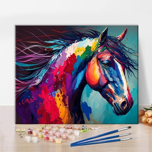 TUMOVO Horse Paint by Numbers Kit for Adults Beginner by TUMOVO