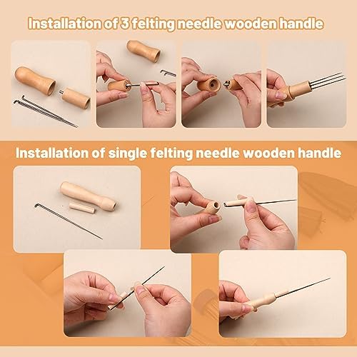 Yizzvb 82 Pcs Needle Felting Kit, 4 Sizes Needle Felting Needles - Image 4