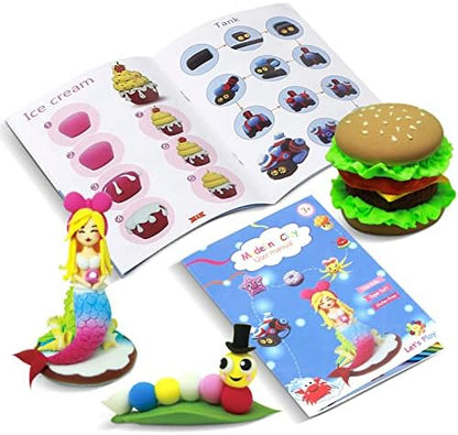 36 Colors Air Dry Clay Kit for Kids – 36 Cups with 3 Sculpting Tools - Image 3
