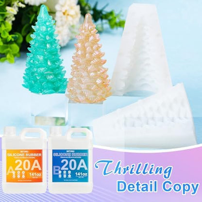 Silicone Mold Making Kit 282oz - 20A Liquid Silicone Rubber - Image 3