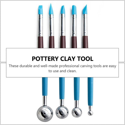 DOITOOL Polymer Clay Tools Kit 25 pcs Clay Carving Tools for Sculpting Forming Cutting Scraping Smoothing Pottery Tool Set for Beginners and Professionals 7.87 X 3.54 X 1.18 in - Image 7