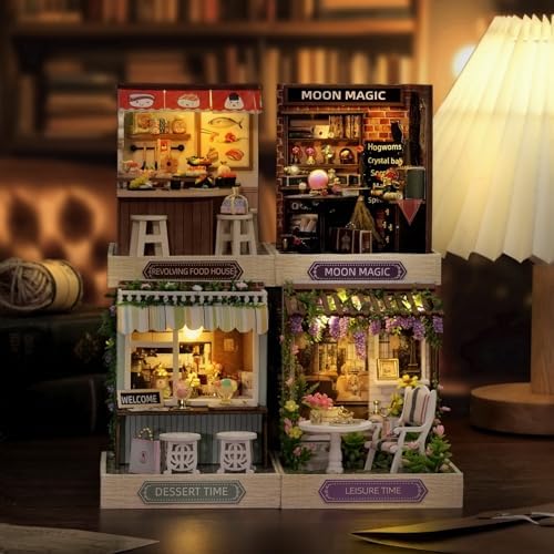 CUTEROOM DIY Doll Room Miniature Furniture Wooden House Kit-Moon Magic - Image 6