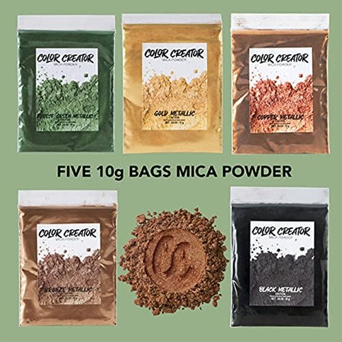 Alumilite Color Creator Greenland Gift Pack, Mica Powder, 12-Color Pack - Image 5