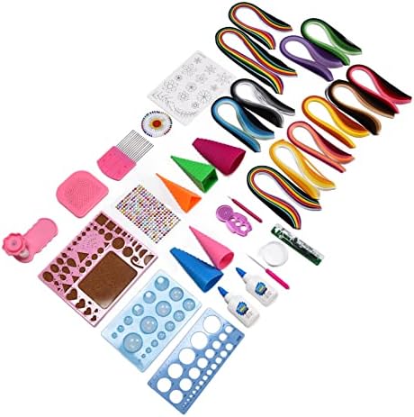 Adfaga Professional Paper Quilling Kits Complete Set with 1260 Colorful Strips Quilling Tools Accessories for Adults Beginners DIY Craft Projects Handmade Gift Idea - Image 7