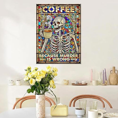 Halloween Skeleton Paint by Numbers Kit for Adults Canvas, Frameworkless - Image 6