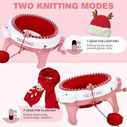 SENTRO Knitting Machine 48 Needles with Row Counter for Adults & Beginners - Image 3