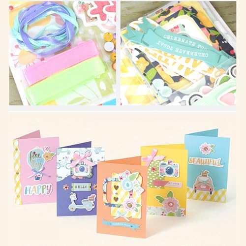 Huralona Greeting Card Making Supplies Envelope Kit Gift Anniversary Craft - Image 3