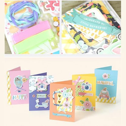 Huralona Greeting Card Making Supplies Envelope Kit Gift Anniversary Craft - Image 3