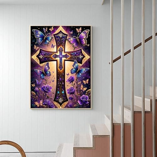 Diamond Art Kits for Adults, Cross Diamond Art Painting Kits for Adults - Image 4