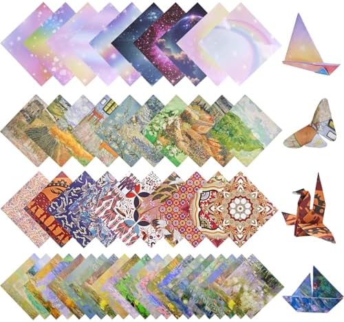 JoyCat Patterned Origami Paper Kit, 200 Double-Sided Sheets, 6x6 Inch - Image 2
