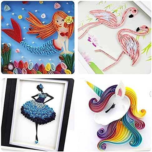 Zorfeter Multi-Color Quilling Paper Strips Kits, 7mm Width, 15" Length - Image 6