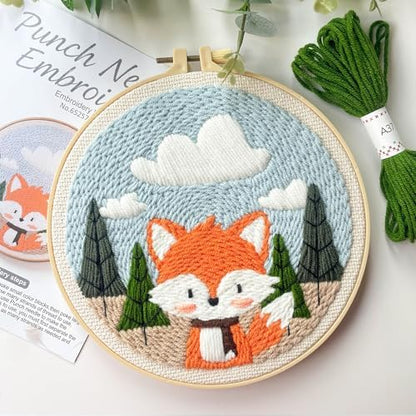 Myfelicity Punch Needle Kit for Beginners – Fox Pattern, Includes Threads & Pattern for All Skill Levels (Fox Design) - Image 6