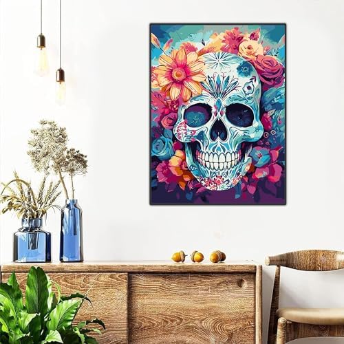 Meothan Framed Paint by Numbers Kits for Adults 12x16in with Wooden Easel - Image 6