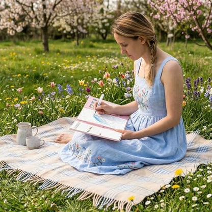 2026 Breathly Stress Relief Watercolor Books Painting Kit, All-in-One DIY Watercolor Art Kit, Paint-with-Water Portable Painting Art Book with 12-Color Pigment Dot Card & Water Brush Pen, Tri-Fold Pocket Painting Set, Relaxing Creative Kit for Beginner... - Image 7