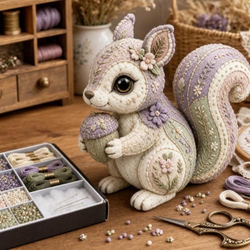 Forest Animal Patchwork Sewing Kit for Beginners, #I by Unknown
