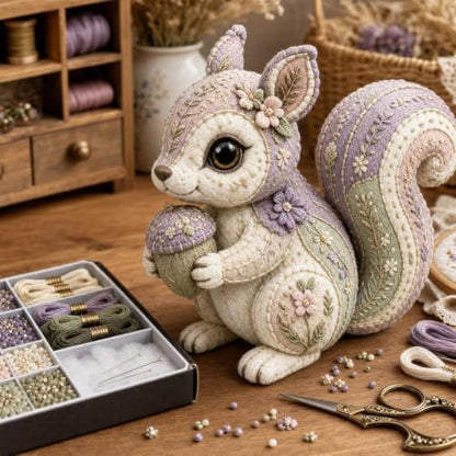 Forest Animal Patchwork Sewing Kit for Beginners, #I by Unknown