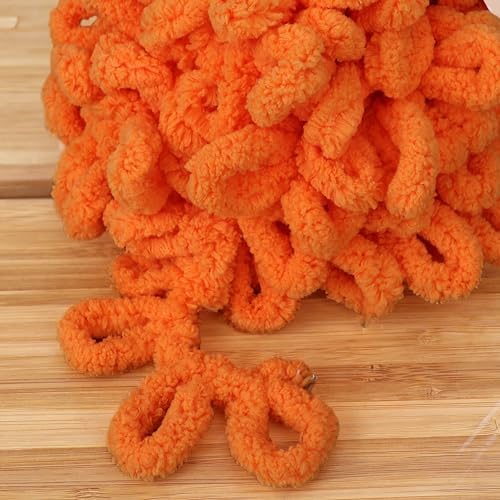 JubileeYarn Fun Finger Loops Yarn - Orange Peel - 5 Skeins - Image 3