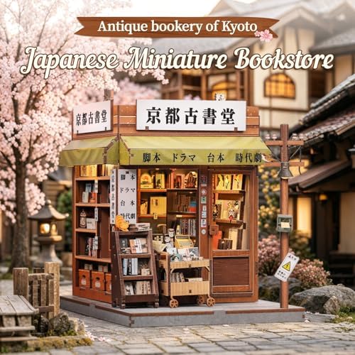 Fsolis Japanese Book Nook Kit - DIY Miniature House Kit - Image 5