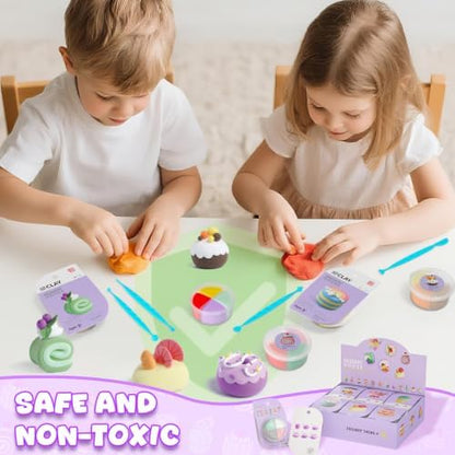 LOUFOR Air Dry Clay Kits for Kids, 12 Boxes - Image 2