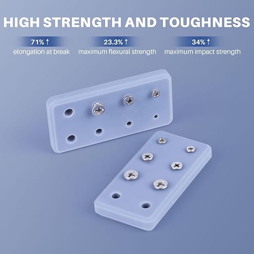 ELEGOO ABS-Like 3D Printer Resin 3.0, 405nm UV-Curing Photopolymer Resin for Mars Saturn Jupiter MSLA DLP LCD 3D Printers with Strength and Toughness, High Precision, Grey + Black + Clear Red (3000g)