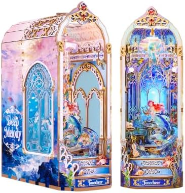 Tonecheer Book Nook Kit DIY Miniature House Wooden 3D Puzzle - Deep Melody by Tonecheer